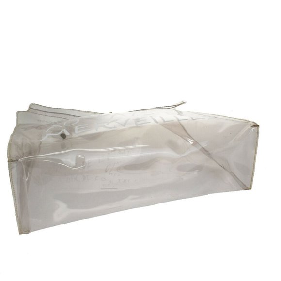 HERMES Vinyl Kelly 40 Hand Beach Bag SOUVENIR DE L - Picture 7 of 8